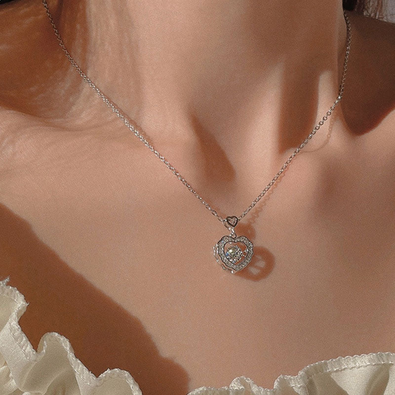 Heart Moon necklace